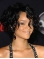 Durable Black Straight Chin Length Rihanna Wigs