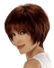 Auburn Lace Front Chin Length Remy Human Lace Wigs For Cancer