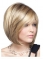 Easeful Blonde Monofilament Chin Length Wigs
