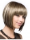 Great Brown Straight Chin Length Wigs For Cancer
