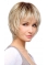 Blonde Monofilament Synthetic Ideal Medium Wigs
