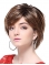Popular Brown Straight Chin Length Wigs For Cancer