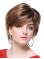Popular Brown Straight Chin Length Wigs For Cancer