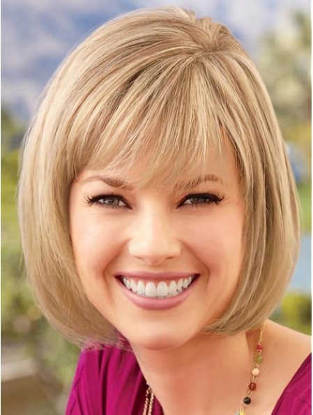 Good Blonde Lace Front Chin Length Lace Wigs