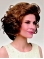 Monofilament Copper Chin Length Curly 12" Classic Synthetic Wigs