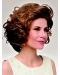 Monofilament Copper Chin Length Curly 12" Classic Synthetic Wigs