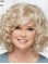 Curly Platinum Blonde Chin Length 12" Hairstyles Classic Wigs