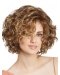 Bob Cut Curly 11" Blonde Lace Front Wigs