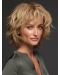 Curly 100% Hand-Tied Blonde Layered Human Hair Hand Tied Wigs