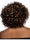 Brown Curly Synthetic Preferential Medium Wigs