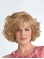 Cool Blonde Curly Chin Length Synthetic Wigs