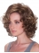 Impressive Blonde Curly Chin Length Synthetic Wigs