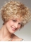 Amazing Blonde Chin Length Curly With Bangs Popular Wigs