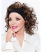 Exquisite Auburn Curly Chin Length Synthetic Wigs