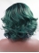 Bobs 11" Curly Ombre/2 Tone Chin Length Lace Front Synthetic Wigs