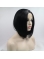 Natural Looking Short Straight  Dark Angel Bob Synthetic Lace Front Wigs For Women