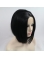 Natural Looking Short Straight  Dark Angel Bob Synthetic Lace Front Wigs For Women
