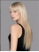 Perfect Long Straight Capless Blonde Platinum  With Bangs Synthetic Women Wigs