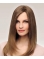  Good16" Long Straight 100% Hand-tied Remy Human Hair Women Wigs