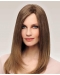  Good16" Long Straight 100% Hand-tied Remy Human Hair Women Wigs