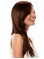 20'' Long Ideal Auburn Straight  Glueless Full Lace 100% Remy Human Hair Women Wigs