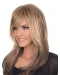 16'' Long Straight Brown Frull Lace Remy Human Hair Women Wholesome Wigs