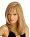 Popular 18'' Long Straight Blonde Monofilament Top 100% Hand-Tied Remy Human Hair Women Wigs