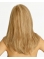 Popular 18'' Long Straight Blonde Monofilament Top 100% Hand-Tied Remy Human Hair Women Wigs