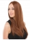 22'' Long Straight Sassy Auburn Mono Top Lace Front  100% Remy Human Hair Women Celebrity Wigs