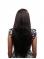 26'' Sleek Black Straight 100% Hand-Tied Mono Top Lace Front Remy Human Hair Women Wigs