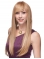 26'' Long Straight Blonde Monofilament Remy Human Hair Women Wigs