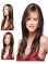 Auburn Layered Mono Top Lace Front  Long Straight 100% Remy Human Hair Women Wigs