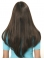 24'' Straight Capless Easeful Brown Long Human Hair  Women Wigs