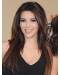20'' Long Straight Full Lace Kim Kardashian 100% Human Hair Hair Women Wig