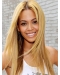 20'' Bright and Blonde Long Straight Lace Front Beyonce Knowles Remy Human Hair Women Wig