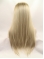 26'' Long Straight Without Bangs Blonde  Lace Front Synthetic Women Wigs