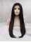 30'' Long Straight Without Bangs  Black Synthetic Women Wigs