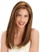 23'' Online Brown Straight Capless Long Human Hair Women Wigs