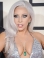 16'' Long Straight Lace Front  Without Bangs Grey Synthetic Lady Gaga Wigs