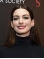 16'' Long Straight Without Bangs Black to Brown Lace Front Long  Synthetic Women Anne Hathaway Wigs