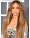  24" Long Straight Without Bangs Lace Fornt Blonde Synthetic Women Jennifer Lopez Wigs