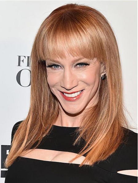 16" Straight Capless Long Synthetic Women Kathy Griffin Wigs
