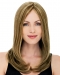 20'' Straight Blonde Monofilament Top Lace Front Remy Human Hair Long Synthetic Women Wigs