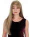 26'' Stylish Blonde Straight With Bangs Capless Long Synthetic Women Wigs