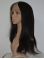 20'' Refined Black Straight Lace Front Long U Part 100% Remy Human Hair Women Wigs