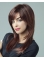 Elegant Layered Synthetic Capless Blonde Straight With Bangs Long Women Wigs