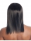 16'' Amazing Black Straight Capless Long Human Hair Wigs & Half Wigs