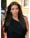 20''  Black Straight Without Bangs Wholesome Capless Long Remy Human Hair Women Kim Kardashian Wigs