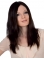 16'' Monofilament Straight Without Bangs 100% Hand-Tied Remy Human Hair Fashion Long Women Wigs