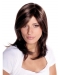 14'' Best Layered Brown Straight With Bangs Capless Long Synthetic Women Wigs